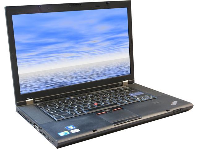 Lenovo Laptop T510 Intel Core i5 2.53 GHz 4 GB Memory 250 GB HDD 15.5" Windows 10 Pro 64-Bit