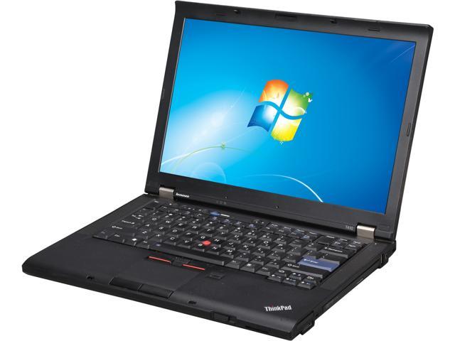 Lenovo ThinkPad T410 14.1" Black Laptop - Intel Core i5 520M 1st Gen 2.4 GHz 4GB SODIMM DDR3 SATA 2.5" 250GB DVD-RW Windows 7 Professional 64-Bit