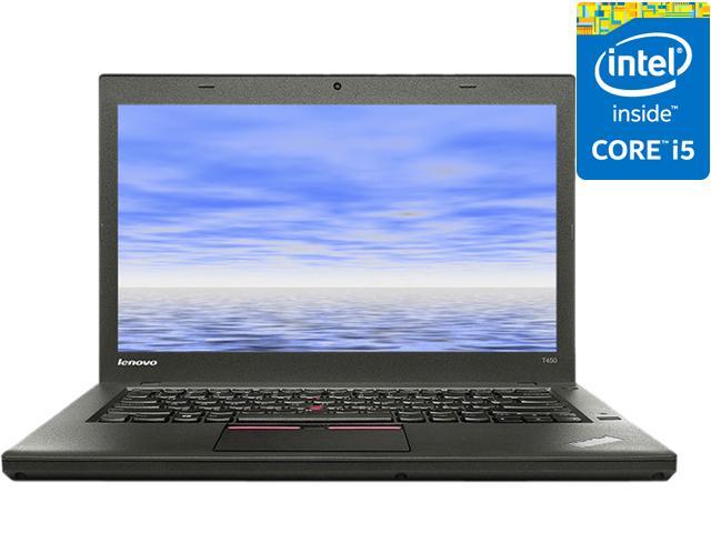 ThinkPad T Series T450 (20BV0001US) Ultrabook Intel Core i5 5300U (2.30 GHz) 4 GB Memory 500 GB HDD 16 GB SSD Intel HD Graphics 5500 14" Windows 7 Pro 64-Bit downgrade rights in Windows 8.1 Pro 64-Bit