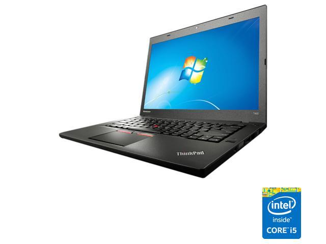 ThinkPad Laptop T Series T450 (20BV000BUS) Intel Core i5 4300U (1.90 GHz) 4 GB Memory 500 GB HDD Intel HD Graphics 4400 14.0" 1366 x 768 Windows 7 Pro 64-Bit downgrade rights in Windows 8.1 Pro 64-Bit