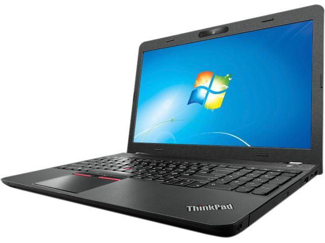 ThinkPad Laptop Intel Core i3-5005U 4GB Memory 500GB HDD Intel HD Graphics 5500 15.6" Windows 7 Professional 64-Bit (downgrade from Windows 10 Pro) E550 (20DF00EDUS)