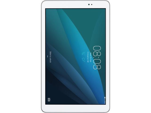 Huawei MediaPad T1 10.0 Quad Core 9.6" Android (KitKat) + EMUI Tablet 1 GB Memory 8 GB Flash, Silver/White (US Warranty)
