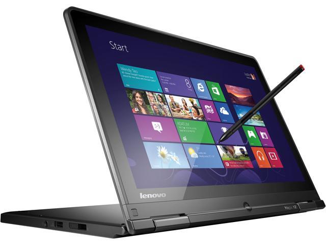 ThinkPad Yoga 12 20DL0076US Intel Core i5 5200U (2.20GHz) 4GB Memory 16 GB M.2 SSD 500GB HDD Intel HD Graphics 5500 12.5" Touchscreen 1366 x 768 2-in-1 Laptop Windows 10 Pro 64-Bit
