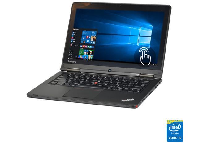 Lenovo B Grade Laptop Yoga Intel Core i5-4200U 8GB Memory 240 GB SSD 12.5" Touchscreen Windows 10 Pro 64-Bit