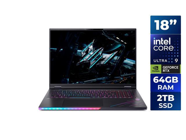 Acer PREDATOR HELIOS 18 AI - 18.0" 250 Hz - Intel Core Ultra 9 275HX - GeForce RTX 5080 Laptop GPU - 64GB DDR5 Memory - 2TB NVMe SSD - Windows 11 Home  (NH.QVYAA.002 )