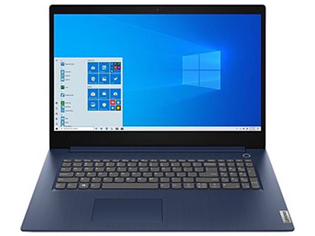 Lenovo Laptop IdeaPad 3 17IIL05 81WF000NUS Intel Core i3 10th Gen 1005G1 (1.20 GHz) 8 GB Memory 256 GB PCIe SSD Intel UHD Graphics 17.3" Windows 10 Home 64-bit