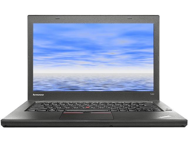 Lenovo Laptop ThinkPad T450 Intel Core i5 4th Gen 4300U (1.90GHz) 16 GB Memory 256 GB SSD Intel HD Graphics 4400 14.0" Windows 10 Pro 64-bit Grade B