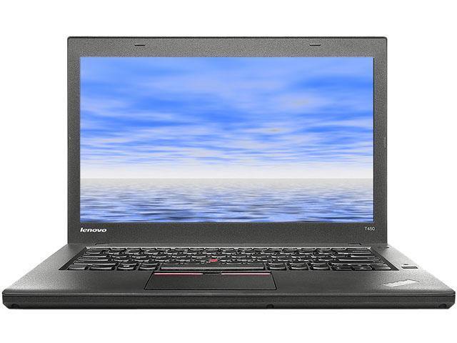 Lenovo Laptop ThinkPad T450 Intel Core i5 5th Gen 5300U (2.30GHz) 16 GB Memory 256 GB SSD Intel HD Graphics 5500 14.0" Windows 10 Pro 64-bit Grade B