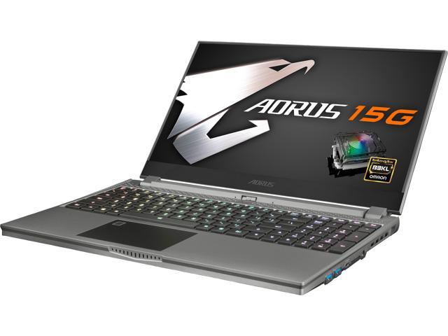 Gigabyte Aorus 15G - 15.6" - Intel Core i7-10875H - GeForce RTX 2070 Super Max-Q - 16 GB DDR4 - 512 GB SSD - Gaming Laptop (Aorus 15G XB-8US2130MP)