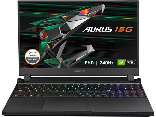 GIGABYTE AORUS 15G KC - 15.6" FHD IPS Anti-Glare 240Hz - Intel Core i7-10870H - NVIDIA GeForce RTX 3060 Laptop GPU 6GB GDDR6 - 16GB Memory - 512GB SSD - Win10 Home - Gaming Laptop (AORUS 15G KC-8US2130SH)