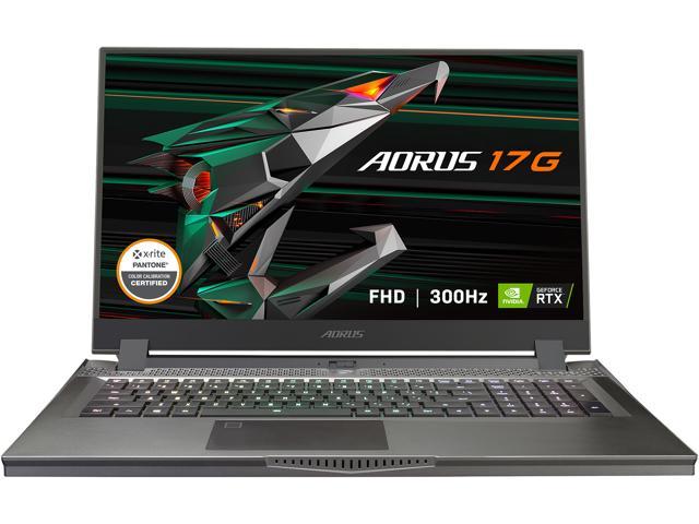 GIGABYTE AORUS 17G XC - 17.3" FHD IPS Anti-Glare 300Hz - Intel Core i7-10870H - NVIDIA GeForce RTX 3070 Laptop GPU 8GB GDDR6 - 32GB Memory - 512GB SSD - Win10 Home - Gaming Laptop (AORUS 17G XC-8US6430RH)