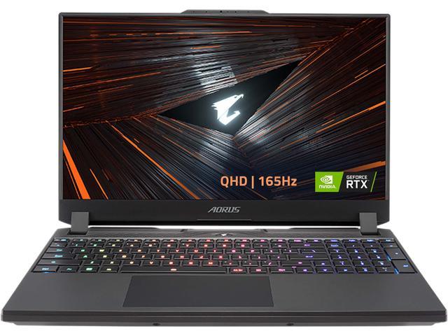 GIGABYTE AORUS 15 XE5 - 15.6" 165 Hz Thin Bezel QHD 2560x1440 IPS-level Display - Intel Core i7-12700H - NVIDIA GeForce RTX 3070 Ti Laptop GPU 8GB GDDR6 - 16GB DDR5 RAM - 1TB SSD - Win11 Home - Gaming Laptop (AORUS 15 XE5-73USB34SH)