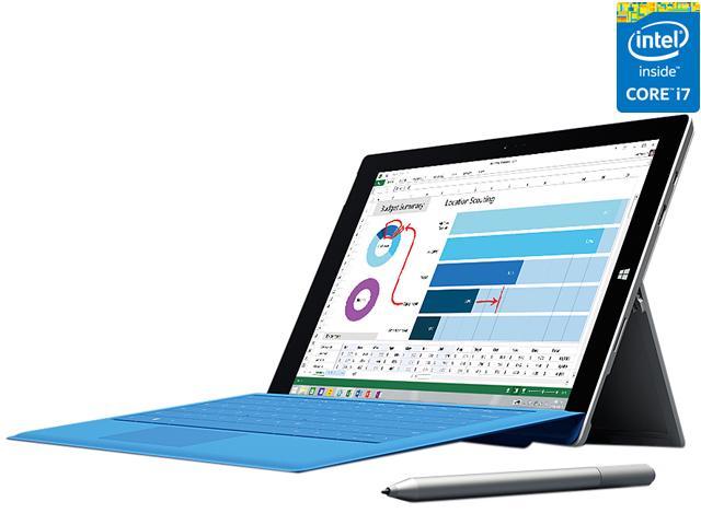 Afrekenen Appartement verschijnen Microsoft Surface Pro 3 Intel Core i7 CPU 8GB RAM 512GB Storage 12.0"  Tablet PC PU2-00001 - Newegg.com