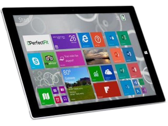 Microsoft Surface Pro 3 8GB Memory 256GB SSD 12.0" 2160 x 1440 Grade A Tablet Windows 10 Pro Silver