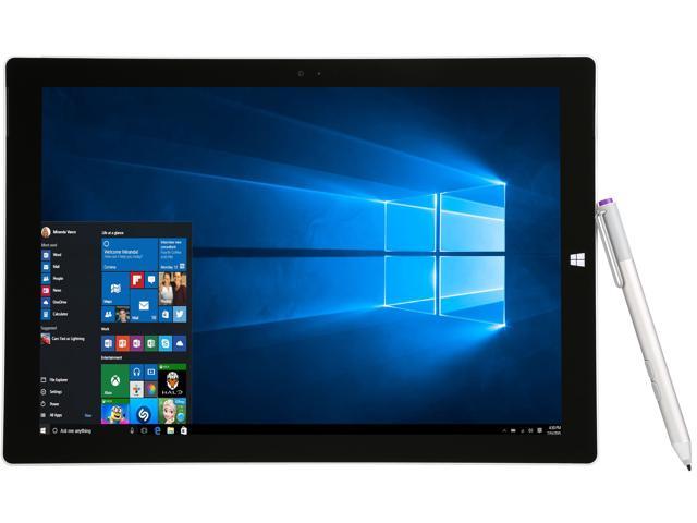 Microsoft Surface Pro 3 Surface Pro 3 8GB Memory 256GB SSD 12.0" 2160 x 1440 Tablet PC - Tablets Windows 10 Pro Silver