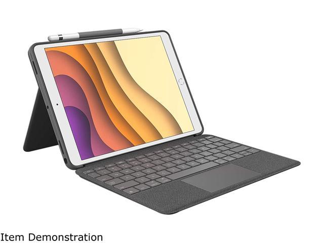 Logitech Ipad Case With Backlit Keyboard Trackpad And Smart Connector For Ipad Air 3rd Gen 2019 Ipad Pro 10 5 Inch 2017 920 009610 Newegg Com
