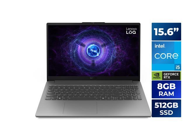 Lenovo LOQ Essential - 15.6" GeForce RTX 3050 Laptop GPU - Intel Core i5-12450HX - 8GB Memory - 512 GB SSD - Windows 11 Home Gaming Laptop - 144 Hz IPS (83LK00A8CC )