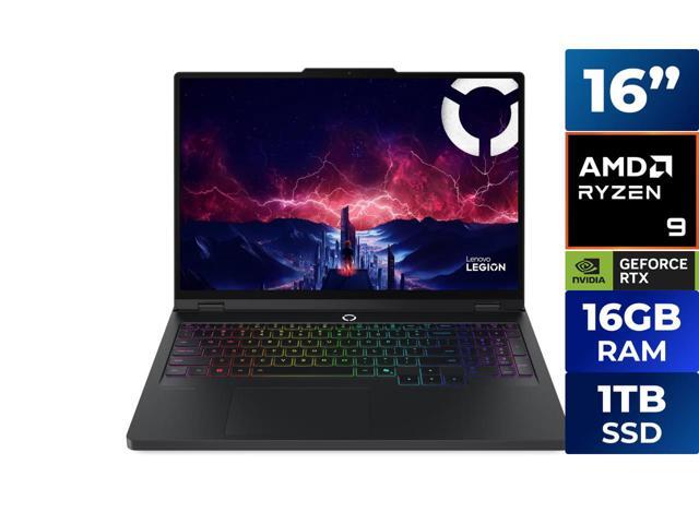 Lenovo Legion Pro 5 16" Gaming Laptop, AMD Ryzen 9 8945HX, NVIDIA GeForce RTX 5060,16GB RAM, 1TB SSD, Windows 11 Home, 83LT000SCC