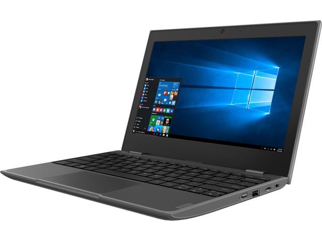 Lenovo Laptop 100e 81CYX503US Intel Celeron N3450 (1.10 GHz) 4 GB LPDDR4 Memory 128 GB eMMC Intel HD Graphics 500 11.6" Windows 10 Pro 64-bit