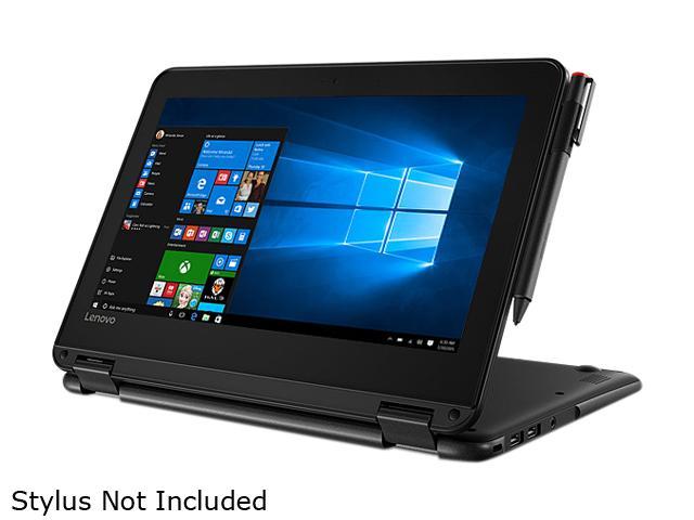 Lenovo 300e Winbook 81FY000SUS 11.6" Touchscreen LCD 2 in 1 Notebook - Intel Celeron N3450 Quad-core (4 Core) 1.10 GHz - 4 GB - 64 GB Flash Memory - Windows 10 Pro - 1366 x 768 - In-plane Switching (IPS) Technology - Convertible