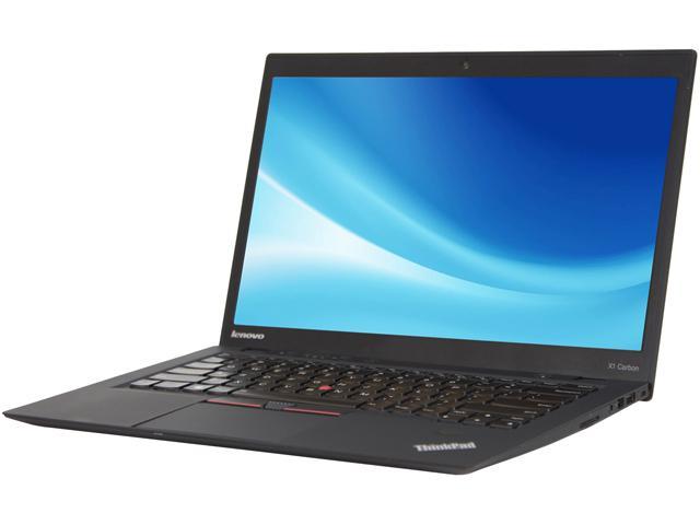 Lenovo B Grade Laptop Intel Core i5-3427U 4GB Memory 240 GB SSD 14.0" Windows 10 Pro 64-Bit X1 Carbon