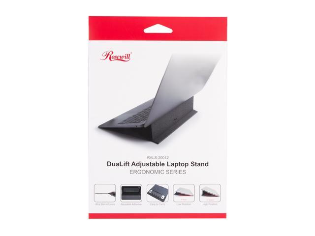 Rosewill Adhesive Foldable Laptop Stand Compatible with Laptops Size from 11.6 to 15.6 Ergonomic Design 