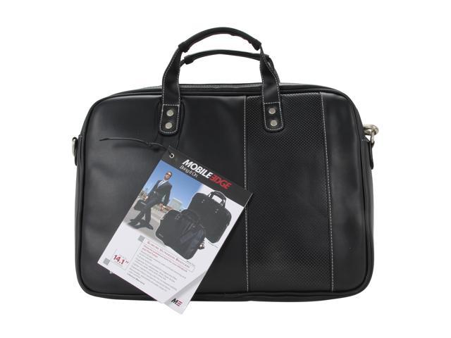 Mobile Edge Black/White Slimline Ultrabook Briefcase - 14.1"PC/15"MacBook Model MEUTSBC5