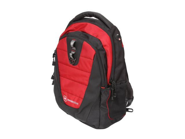 SwissGear Black/Red 16" Computer Backpack Model The Anthem (GA-7376-09F00)