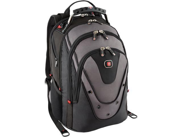 SwissGear Black/Gray Update Macbook Pro Backpack fits up to 15in laptop Model 28001010