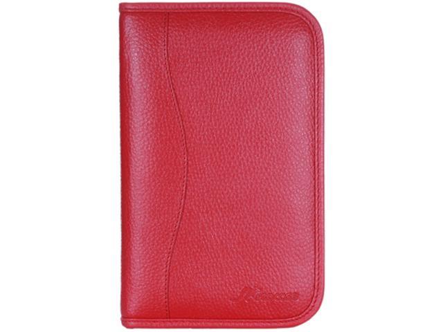 roocase Red Executive Portfolio Leather Case for Samsung Galaxy Tab 4 7.0 /RC-GALX7-TAB4-EXE-RD