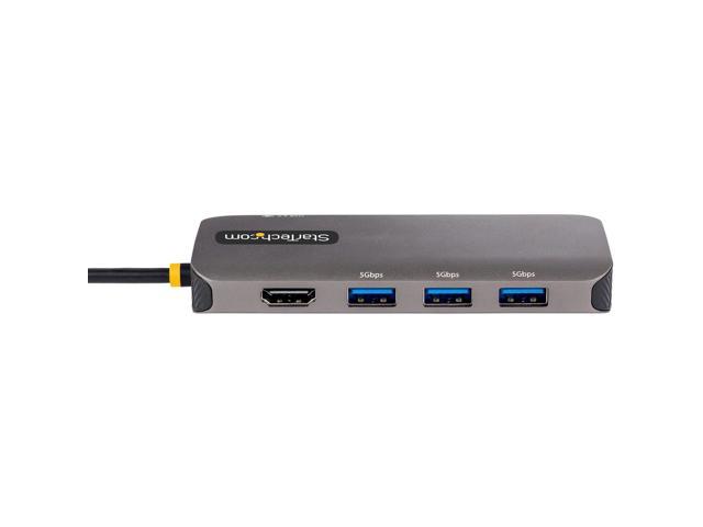 StarTech.com 127B-USBC-MULTIPORT USB C Multiport Adapter Travel Dock ...