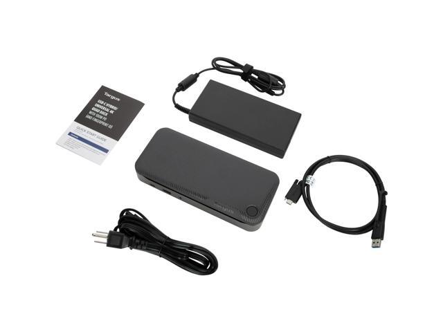 Targus Dock180 Dual Video 4K Docking Station NO AC w/ USB-C+ USB 3 + DP + HDMI e
