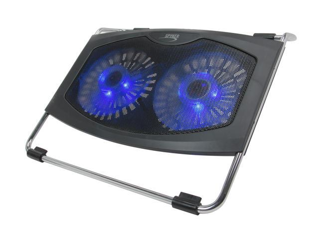 SYBA Double Fans Slick Design Cooler Stand for 17 Inch Laptop PC CL-NBK68021