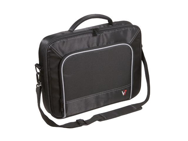 V7 Black with gray accents 16" Professional Frontloader Laptop Case Model CCP1-9N