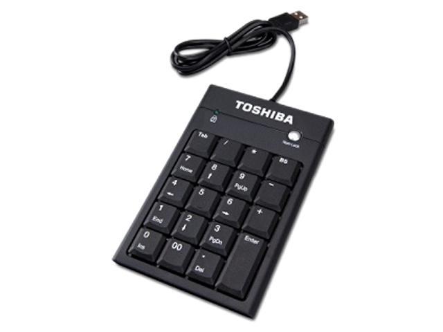 TOSHIBA USB Portable Numeric Keypad                                                                         PA3828U-1ETB