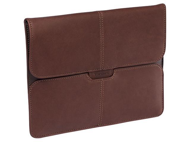 Targus Brown Hughes Leather Portfolio Slipcase for IPad Model TES01001US