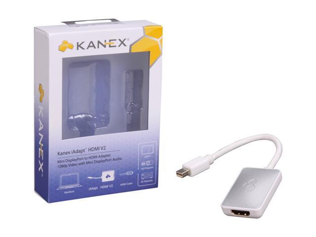 Kanex Model MDPHDMIV2 iAdapt HDMI V2 - Mini DisplayPort to HDMI Adapter w/ Audio Support