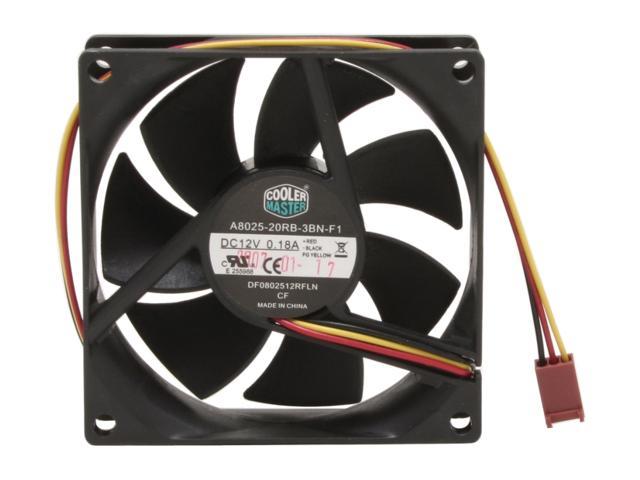 Cooler Master Rifle Bearing 80mm Silent Cooling Fan for Computer Cases and CPU Coolers