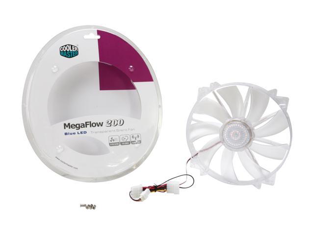 Cooler Master MegaFlow 200 LED BLU VENTOLA DI RAFFREDDAMENTO CASE PC 700 giri/min 200mm 