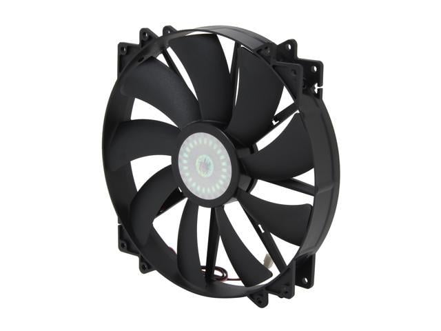 Cooler Master MegaFlow 200 - Sleeve Bearing 200mm Silent Fan for Computer Cases (Black)
