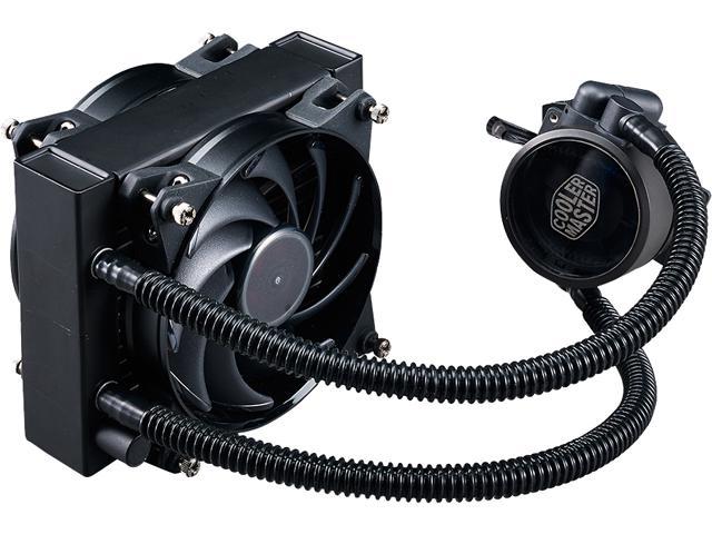MasterLiquid Pro 120 All-In-One (AIO) Liquid Cooler with FlowOp Technology, Dual Chamber Design and MasterFan Pro Radiator Fan by Cooler Master