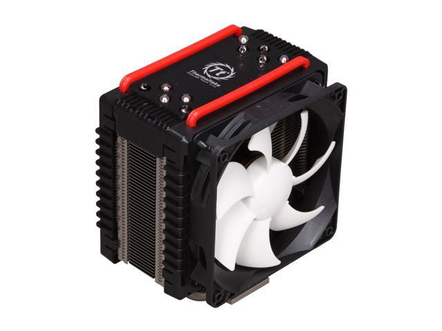 Thermaltake Frio Overclocking-Ready Intel Core i7 (6-core ready) & i5 Compatible Five 8mm Heatpipes Dual 120mm Fans Intel & AMD Universal CPU Cooler CLP0564