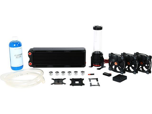 Thermaltake Pacific CL-W113-CA12SW-A DIY LCS RL360 High Capacity D5 Res/Pump RGB Riing Edition Water Cooling Kit