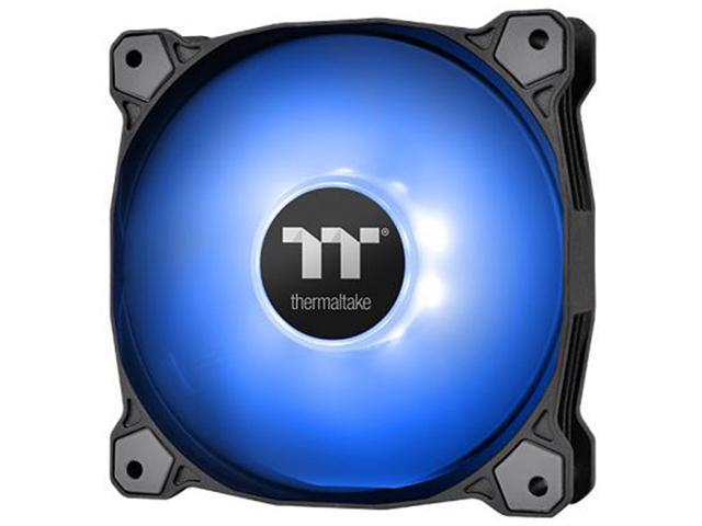 Thermaltake Pure A12 120mm Blue LED PWM Controlled Hydraulic Bearing High Airflow High Performance Case/Radiator Fan, CL-F109-PL12BU-B