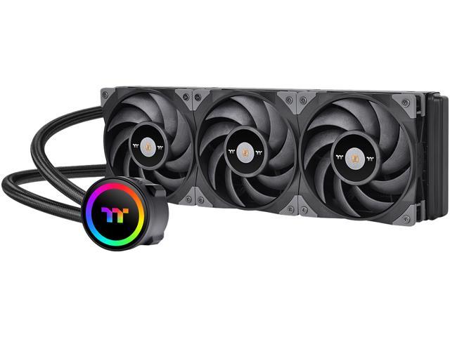Thermaltake TOUGHLIQUID 360 ARGB Motherboard Sync Edition AMD/Intel LGA1200 Ready All-in-One Liquid Cooling System 360mm High Efficiency Radiator CPU Cooler CL-W321-PL12BL-A LGA 1700 Compatible