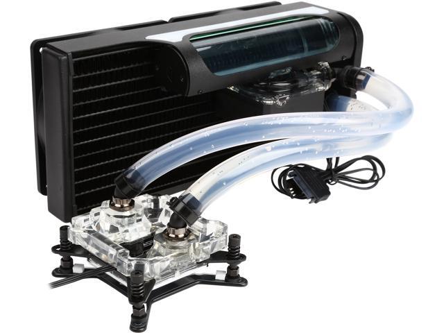 Open Box Swiftech H220 X2 2x120 Mm Drive X2 Aio Cpu Cooler Newegg Com