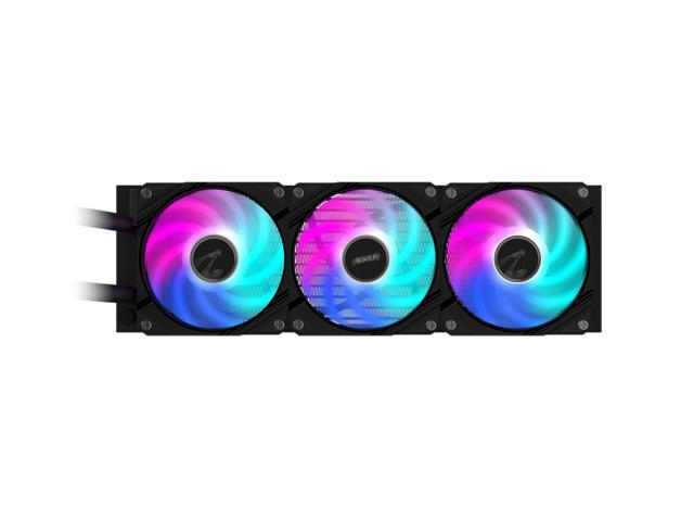 AORUS WATERFORCE II 360 Liquid CPU Cooler, 360mm Radiator with 3x120mm ...