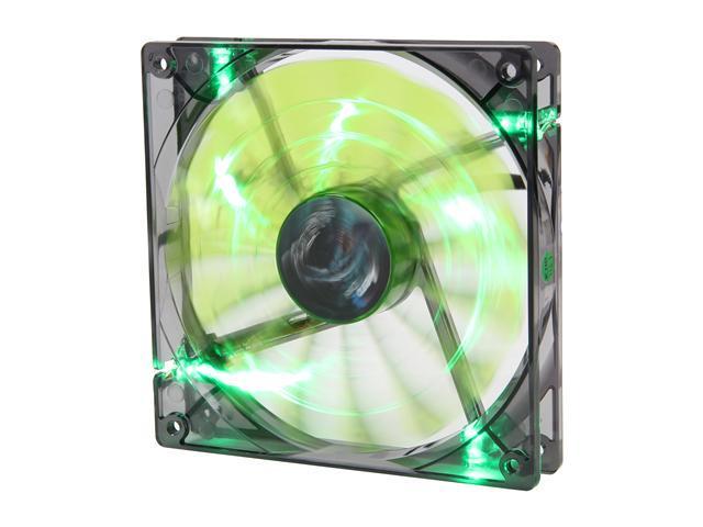 AeroCool Shark 120mm Green, Green LED Case Fan