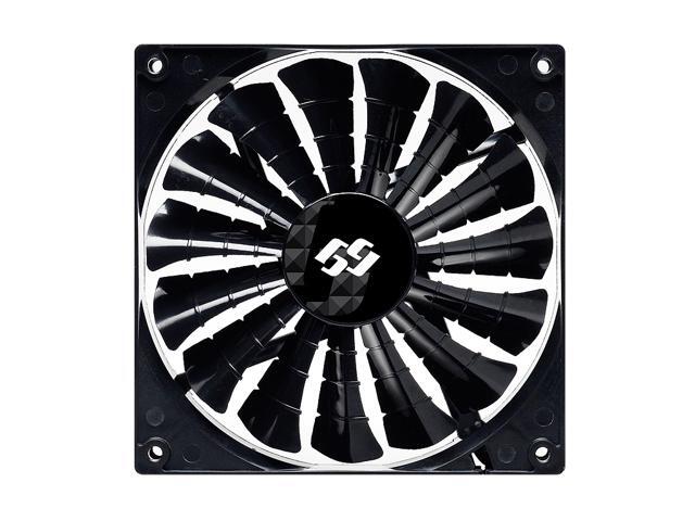b-Shark 120mm Black fan with 15 blades design for extreme airflow at low noise level. Fan Speed at 1500 RPM at 83 CFM. Noise level at 26.5 dBA. Innovative Fluid Dynamic Bearing delivers longer life