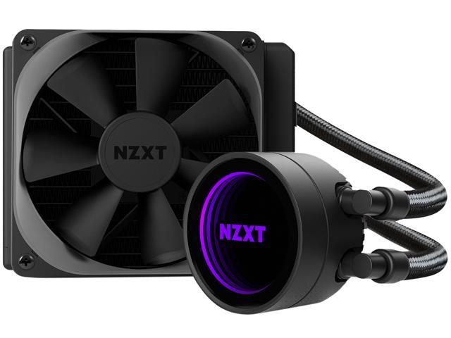 NZXT Kraken M22 120mm - All-In-One RGB CPU Liquid Cooler - CAM-Powered - Infinity Mirror Design - Reinforced Extended Tubing - Aer P120mm PWM Radiator Fan LGA 1700 Compatible